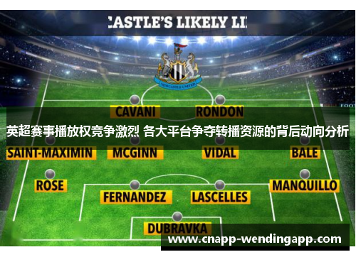 英超赛事播放权竞争激烈 各大平台争夺转播资源的背后动向分析